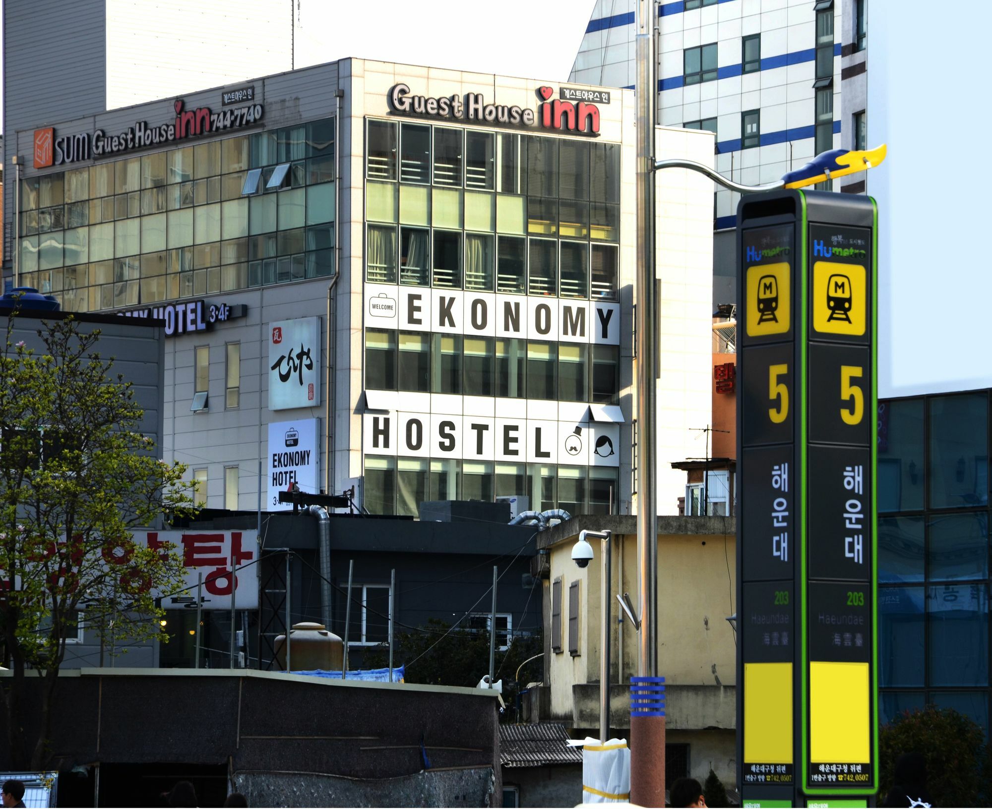 בוסאן Ekonomy Haeundae Hostel מראה חיצוני תמונה
